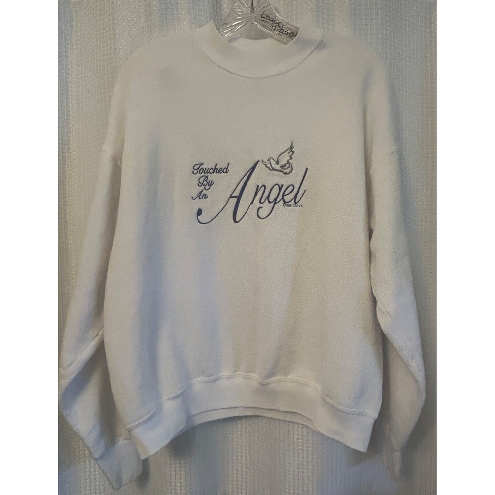 Vintage 1996 Touched By An Angel CBS Crewneck Sweatshirt - Size L